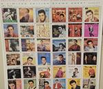 Elvis Presley 1950s RCA Record Covers Stamp Sheet 1992 BMG Music