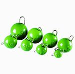 Tungsten Green Neon Cheb Cheburashka Fishing Weights 2g 3g 5g 7g - 3pcs