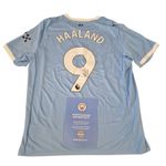 City Star Erling Haaland Signed Shirt Jersey ** CLUB CERTIFICATE **