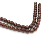 Plated Hematite Round Beads 8mm - Strand of 20