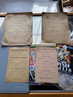 Victorian Theatre Programmes Job Lot c1896 London Ephemera Raffles. Antique
