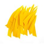 50Pcs 4 inch Shield Shape Turkey Feather Arrow Archery Hunting Fletching for DIY