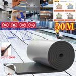 50M Self Adhesive Thermal Foil Foam Insulation Roll Shed Floor,Roof,Garage Door