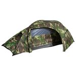 Mil-Tec One Man Tent Recom Camping Solo Hiking Tactical Woodland Camo