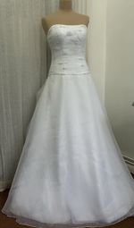 Essense Wedding Dress - White Organza Corset Back - Size 10