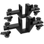 2 Pieces Panel Dolly with Adjustable Clamp Swivel Door Dolly Sturdy for DIYers