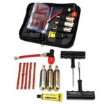 Motorcycle Puncture Repair Kit Emergency Motorbike Tubeless Tyre Repair Kit