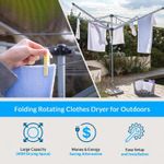 50M Rotary Airer Dryer Cover  Metal Spike