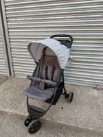 Hauck Citi Neo 3 Grey 3-Wheeled Pushchair with Cup Holder Tray