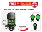 Merlin Garage Door Remote Control Prolift 230T  Merlin Prolift 430R 433 Key Fob