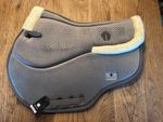 EQUIPAD Velvet Close Contact Saddle Pad Memory Foam FULL SIZE Grey /cream Fluffy
