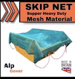 18ft X 10ft   Skip Net Heavy Duty Mesh Material Coated Skip Lorry cover Bungee