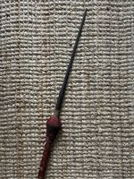 A 19th Century African Zulu Iron Spear with Vegetable Dye Bristle Shaft , 161cm