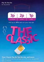 OFFICIAL SEALED O2 Classic 02 PAY AS YOU GO STANDARD & MICRO & NANO SIM CARD