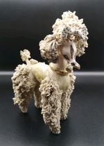 VTG Spaghetti Poodle Sculpture Basil Matthews 'Estelle' Signed Vintage Original