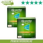 2 X Nicorette Gum Fruitfusion 2mg – 210 pieces 100% ORIGINAL ⭐⭐⭐⭐⭐