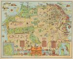 1927 Harrison Godwin Whimsical Pictorial Map of Jazz Age San Francisco