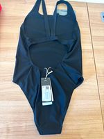 adidas Women's One-Piece Swimming Costume Swimsuit Black/White UK size 10