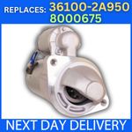 fits HYUNDAI TUCSON i30 i40 ix30 ix20 1.6 & 1.7 DIESEL STARTER MOTOR 36100-2A950