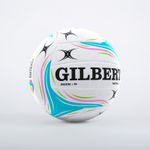 Gilbert Aurora Match Netball White / Blue - Free P&P