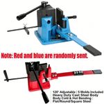 120° Heavy Duty Rebar Bender Steel Bending Machine Manual Metal Bar Bender
