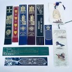 Vintage Leather Bookmark Bundle Cathedral Irish Clan Donald Ludlow Durham x10