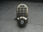 Exterior Assembly for Kwikset HALO Satin Nickel Keypad WiFi Single-Cylinder Lock
