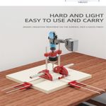 Multi-Angle Drill Guide w/Handles Hole Punch Locator Adjustable Drilling Height 