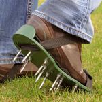 Spikes Pair Lawn Garden Grass Aerators Aerating Sandals Shoes 29.5 x 12.8cm