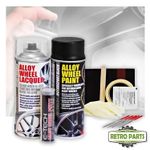 Alloy Wheel Repair & Refurb Kit For Vauxhall Complete Pro DIY Paint Black