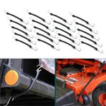 9" Heavy Duty Rubber Tarp Straps Tie Down Bungee Cords With Hooks  20pcs