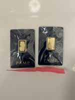 PAMP Suisse 5g Gold Bar Lady Fortuna 999.9 Fine Gold Sealed in Assay Card 
