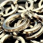 Metric Split Spring Lock Washers Square Section A4 Stainless Steel