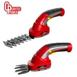 Crytec Electric Cordless Shearer Trimmer Garden Grass Shrub Hedge Pruner 7.2V