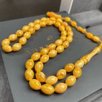 Antiq Pressed Amber Style Misbaha Tasbih 29g | 8x12mm | 45 beads