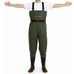 Chest Waders with Boots Waterproof  Fishing Waders with Adjustable Suspenders PV