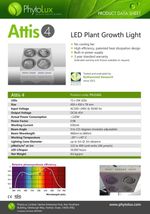 LED Plant Grow - Attis 4 (old stock)