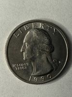 1990- D Washington Quarter  Coin Collector (5.77g)