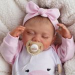 Lifelike Reborn Baby Dolls 20Inch Sweet Smile Realistic Newborn Full Vinyl Body