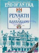 PENARTH v BARBARIANS 1986 - BAABAAS LAST EASTER TOUR MATCH AGAINST PENARTH WALES