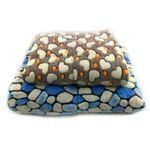Patterned Pet Bed Mat Dog Blanket Super soft thick - 2 Sizes L XL - 4 Patterns