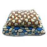 Patterned Pet Bed Mat Dog Blanket Super soft thick - 2 Sizes L XL - 4 Patterns