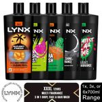 Lynx Shower Gel 12H Refreshing Fragrance w/ 100% Moisturisers 700ml, 1, 3 or 6pk