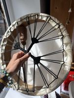 Shamanic Drum 14 inch Goat Hide Frame Drum with Beater