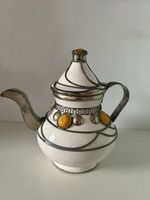 Vintage Moroccan Stoneware Teapot