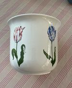 Tiffany & Co Tiffany Tulip Design Planter Height 6 Inches