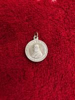 Vintage Pope Pius Silver Religious Charm Pendant