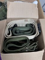 Job lot - British Army Web Belt, Desert x5 green x2