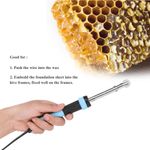 ↑Wire Wheel Electric Heating Embedder Beekeeping Construction Beehive Tools