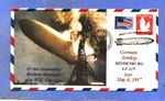 HINDENBURG Airship Fire Lakehurst, NJ Disaster Color Image Cachet Pictorial PM